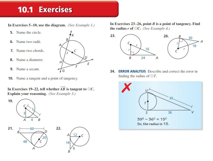 Unit 10 circles homework 5 answer key