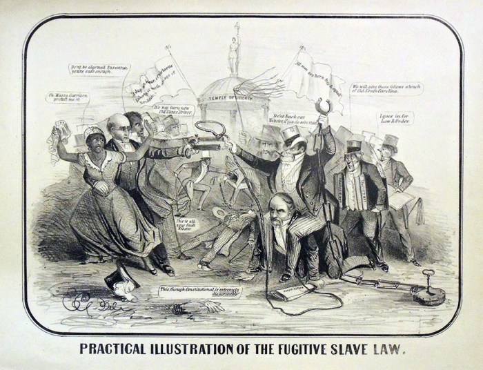 Fugitive act slave slaves law apush civil led war 1850 timetoast runaway