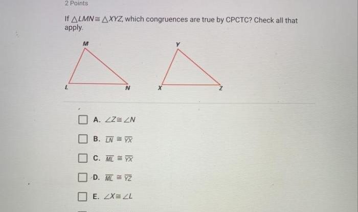 Cpctc triangle proofs congruence practice