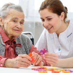 A nurse is caring for a client who has dementia