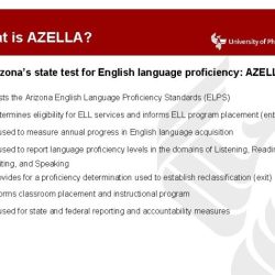 Arizona english language proficiency standards